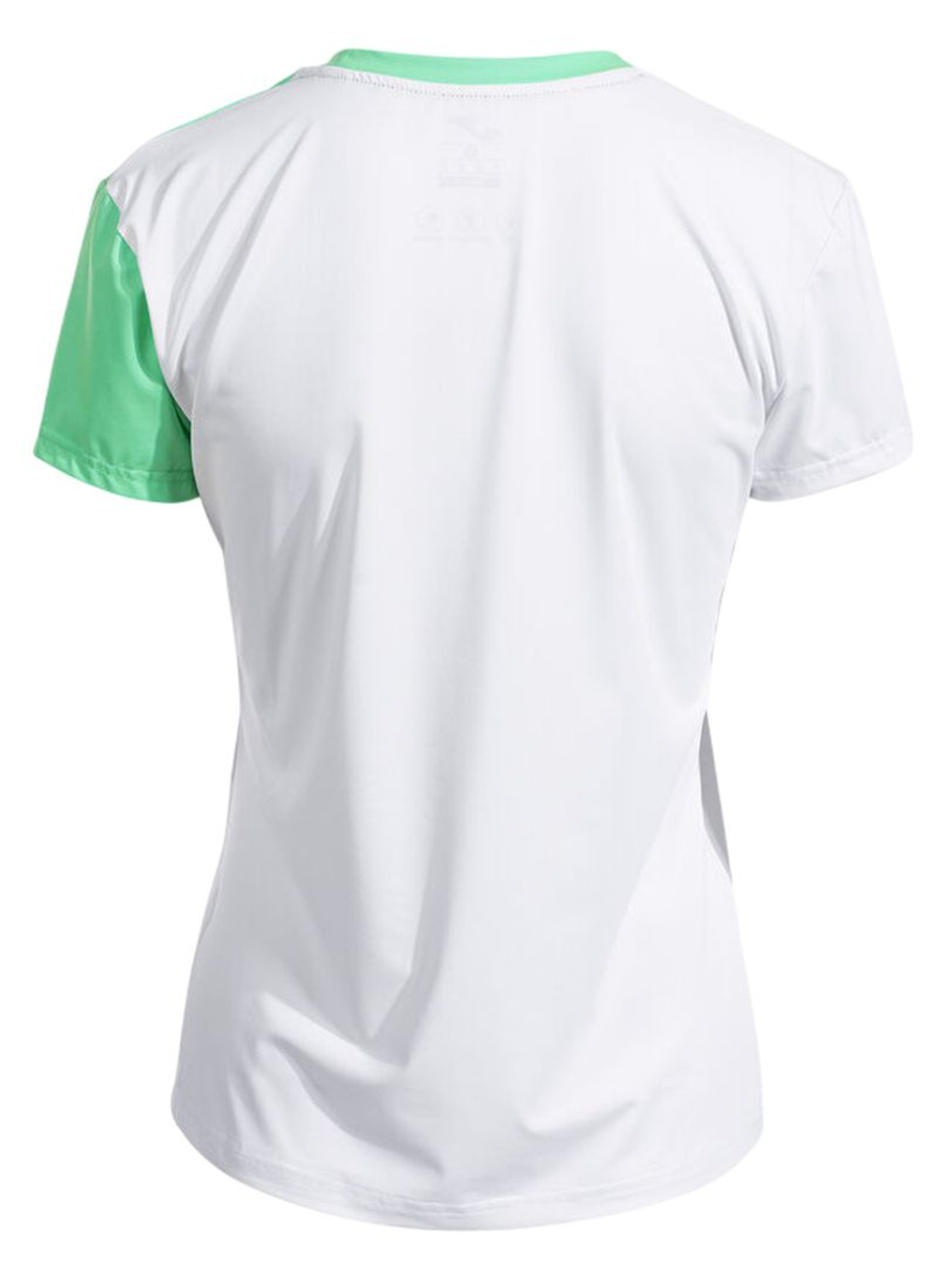 Женская теннисная футболка Joma Smash Short Sleeve - white/green