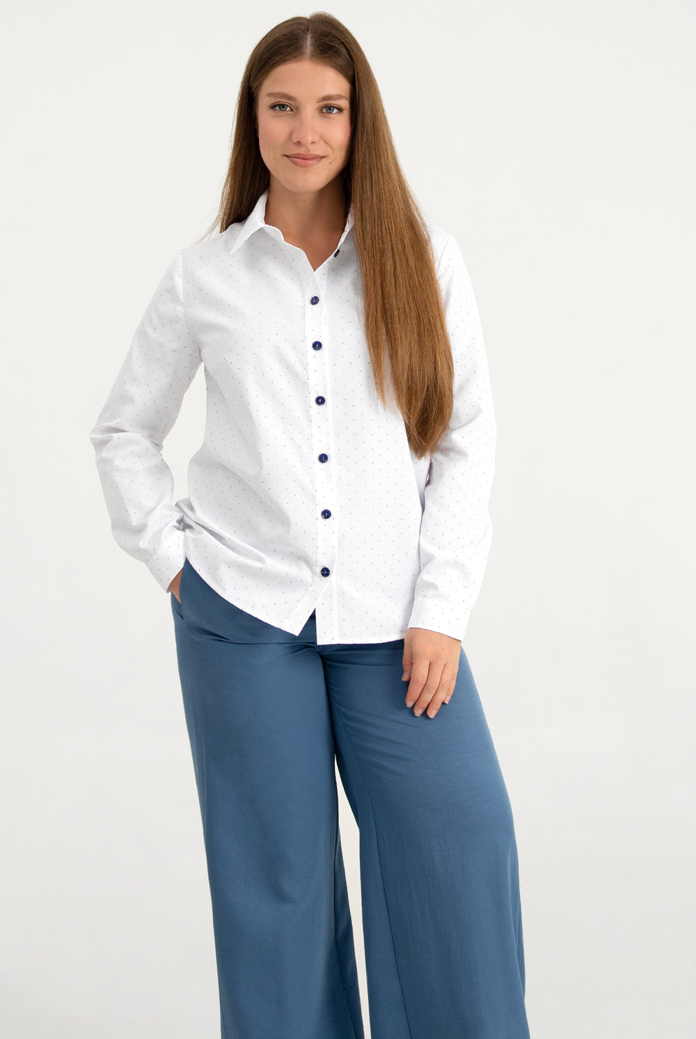 Блузка женская 4668з, Цветы #516Цв094668з