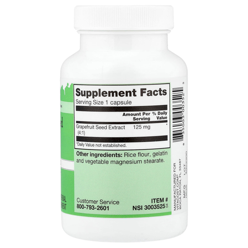 Vitacost, Grapefruit Seed Extract, 125 mg, 300 Capsules