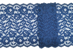 Эластичное кружево, 21,5 см, океанская глубина , (Арт: EK-2157), м
