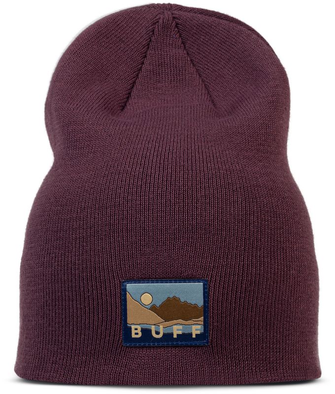 Шапка вязаная Buff Knitted Lilon Long Burgundy Фото 1