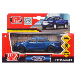 Модель ин. мет. "Ford Ranger пикап" 12см. синий, открыв. двери,коробка SB-18-09-FR-N(BU) (Технопарк)