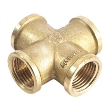 Крестовина Stout 1"1/4 ВР с внутренней резьбой латунная SFT-0030-000114