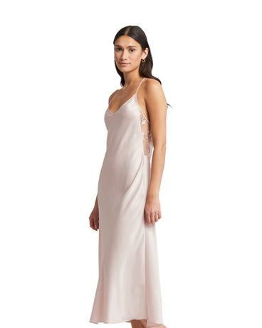 ночная сорочка из шармёза Rya Collection Stunning пыльная роза — фото 3