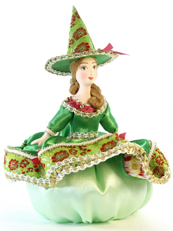 Кукла коллекционная "Солнечная фея". Игольница