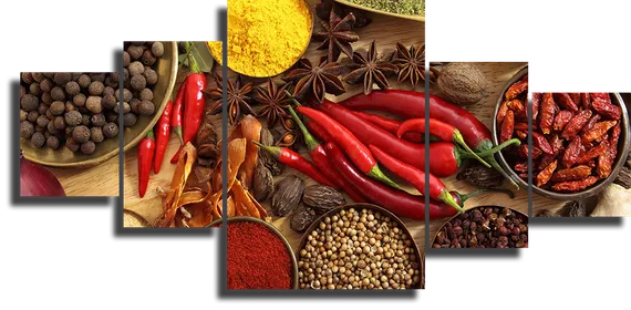 Модульная картина "Пряности"