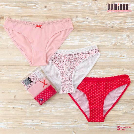 Трусики женские DOMINANT 39750-6, BIKINI, 3 шт. в уп.