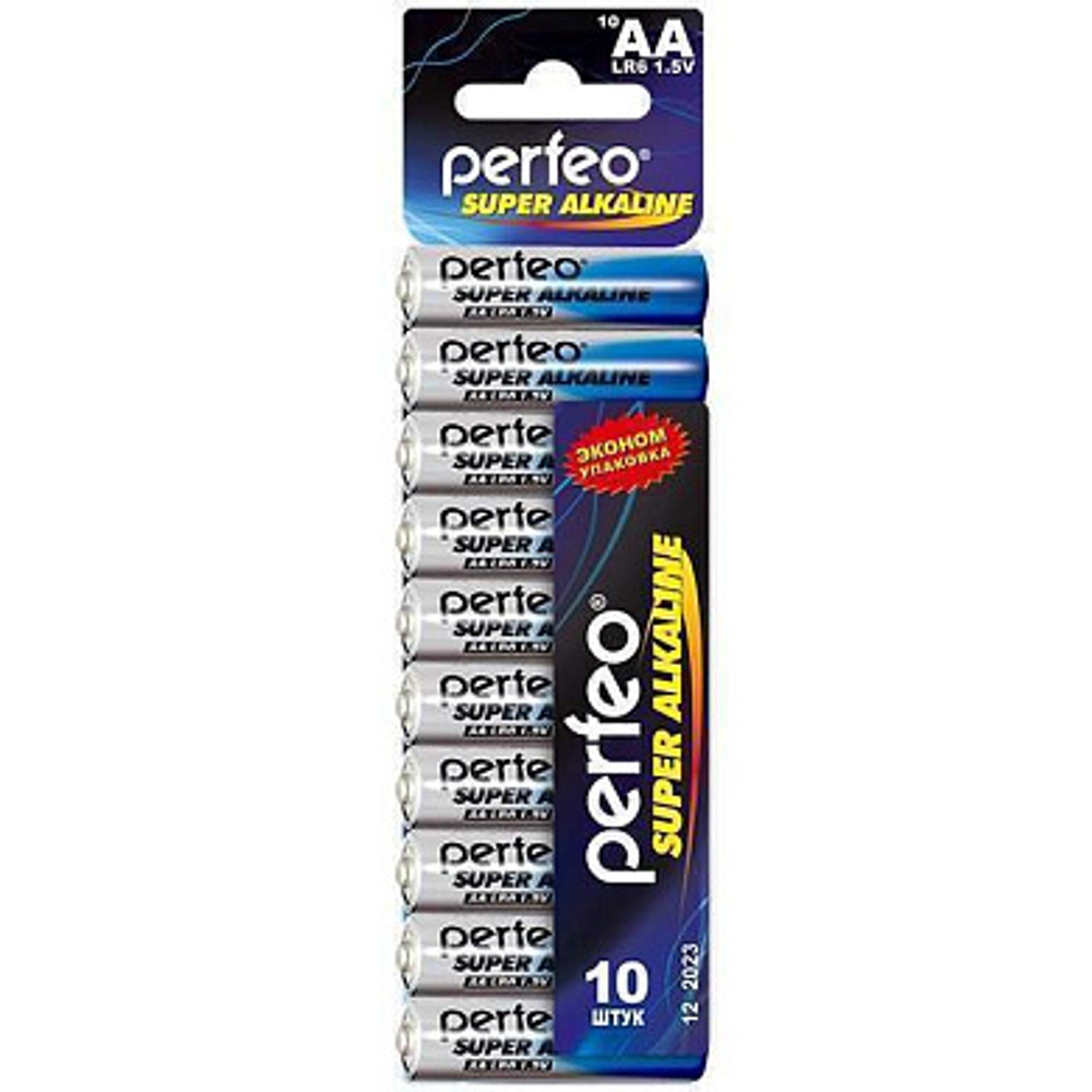 батарейка Perfeo LR6-10SHRINK card super alkaline