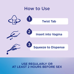 Replens, Personal Lubricant, увлажняющий крем для влагалища длительного действия, 8 предварительно заполненных аппликаторов по 6,7 г (0,24 унции)