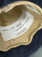 Пряжа Ilaria Aurora (67% кидмохер, 5% меринос, 28% па) 1000м/100гр, синий нави