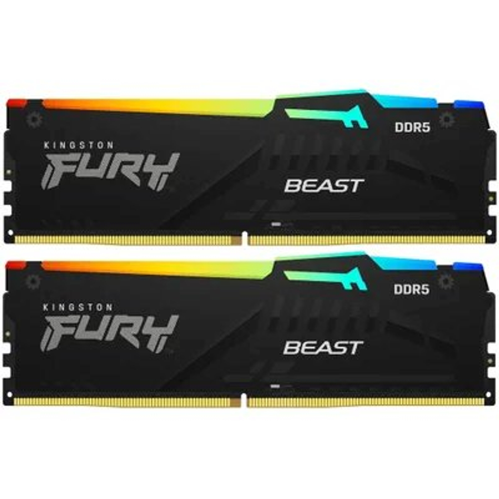 Оперативная память Kingston Fury Beast RGB KF556C36BBEAK2-64