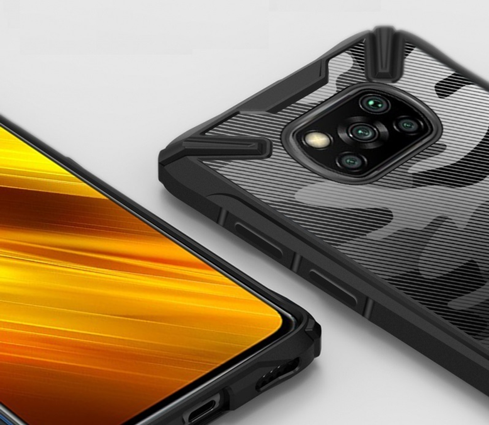 Чехол в стиле камуфляж для Xiaomi Poco X3 NFC и Poco X3 Pro, серия Camouflage от Rzants