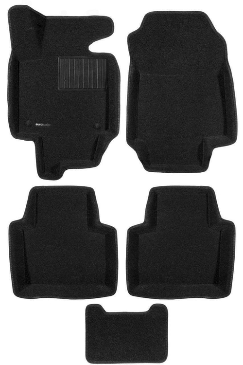 Коврики салона для TOYOTA RAV 4 (2019-) Euromat 3D Business черные. Арт. EMC3D-005105