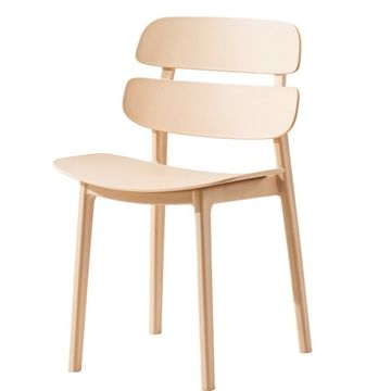 Стул обеденный Keny пластик желтый