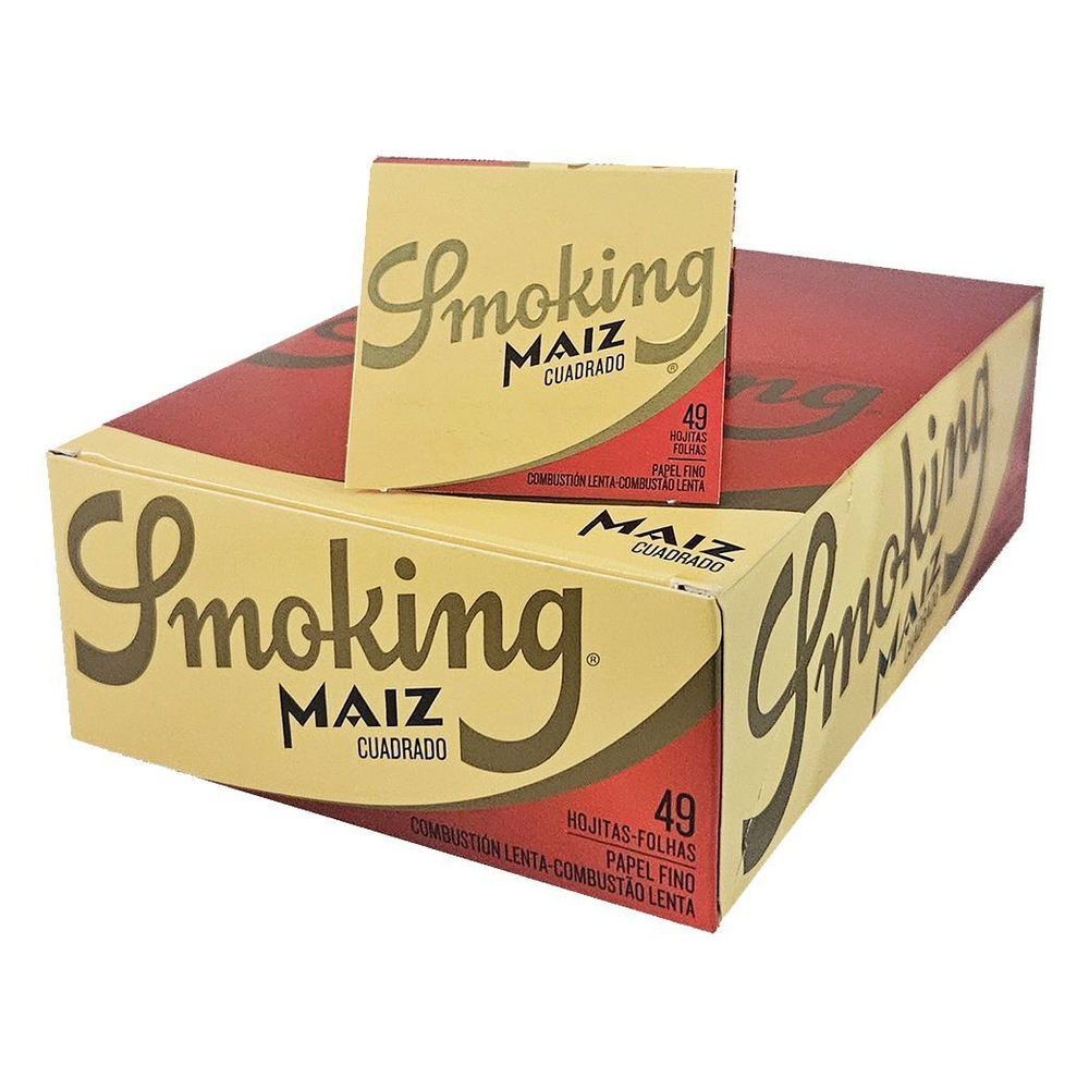 Бумага для сигарет блок "Smoking" Maiz 1 1/4 78мм 49л*50шт (Из кукурузы)