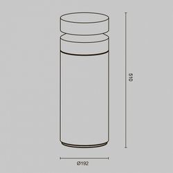 Наземный низкий светильник Maytoni Betone O469FL-L20CM3K