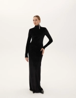 Платье-футляр, чёрный