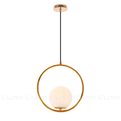 Подвесной светильник Cloyd MONADA-B P1 / выс. 30 см - золото (арт.10413)