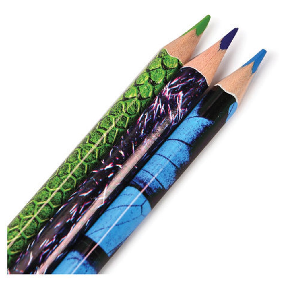 Карандаши цветные MAPED (Франция) "Color'Peps Animals'", 12 цветов, трехгранные, заточенные, европодвес, 832212