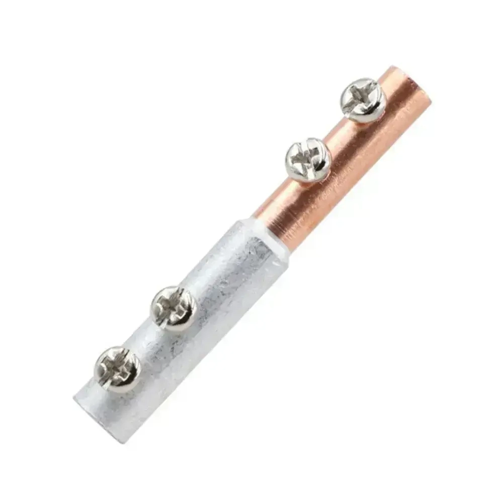 Гильза медно-алюминиевая на винтах ГАМ 16/10 В (GTL-16/10 SC) для соединения медного и алюминиевого провода