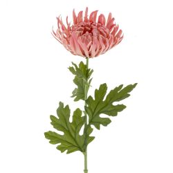 GAEM Цветок искусственный "Хризантема" (Real Touch), L20 W20 H78 см