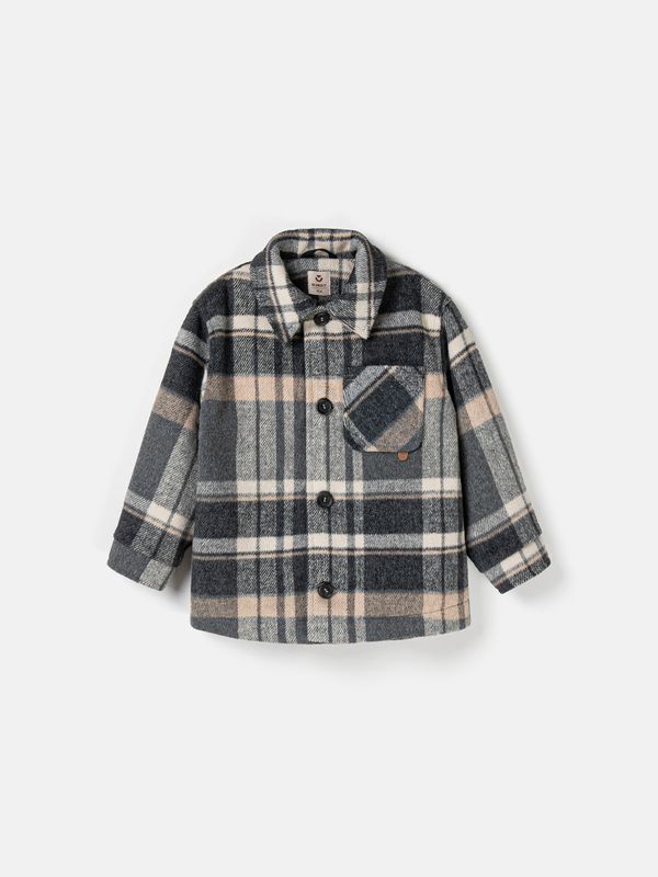 Пальто клетка 