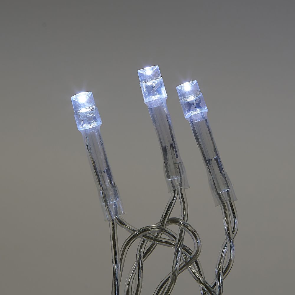 ULD-C3030-192-DTA WHITE IP20 Занавес светодиодный. 3х3м. 192 светодиода. Белый свет. Провод прозрачный. TM Uniel