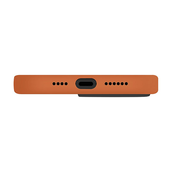 Чехол Uniq LINO MagSafe для iPhone 15 Pro 6.1&quot; Orange (IP6.1P(2023)-LINOHMORG)
