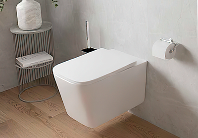 Унитаз подвесной AQUATEK ЛИБРА безобод. тонкое сиденье с механизмом плавного закрывания