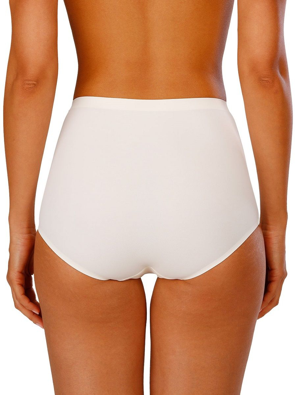 Набор из 2 трусов-макси из гладкого микроволокна (Размер: M) (Цвет: кремовый)