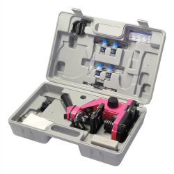 Микроскоп школьный Эврика 40х-400х в кейсе (фуксия) - фото 3