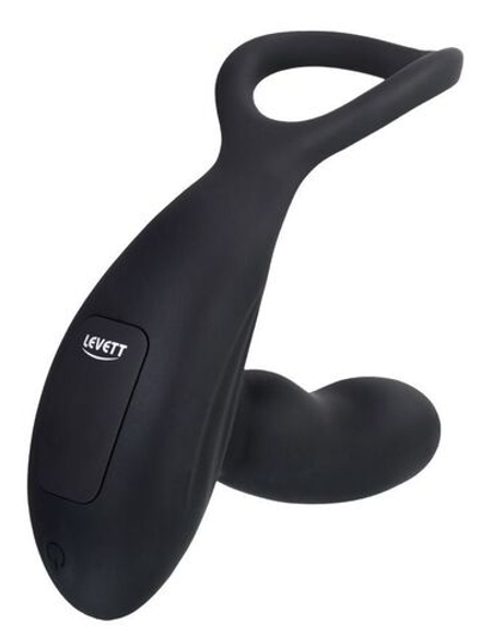 Черный стимулятор простаты Maud с вибрацией