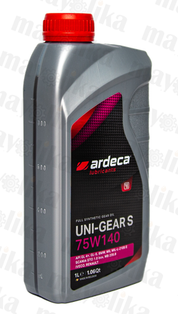 Трансмиссионное масло ARDECA UNI-GEAR S 75W140