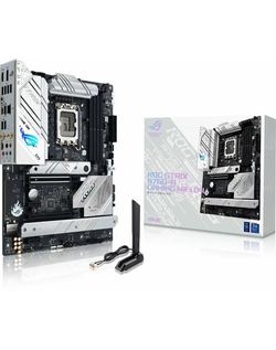 Материнская плата ASUS ROG STRIX B760-A GAMING WIFI, LGA1700, B760, 4*DDR5, 4*SATA, 3*M.2, 9*USB 3.2, 4*USB 2.0, Type-C, 2*PCIx16, 2*PCIx1, DP+HDMI, ATX; 90MB1EP0-M0EAY0