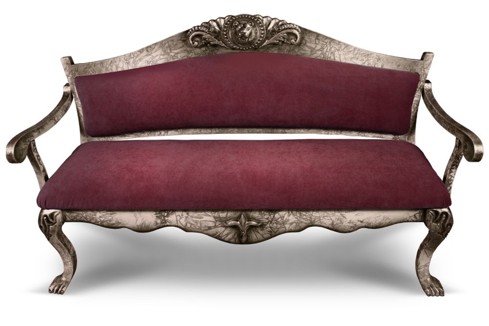 Диван Лео II клен (78 Velvet-Lux,Ткань Vilvet Lux)