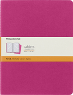 Блокнот Moleskine Cahier Journal (CH021D17) 190х250мм обложка картон 120стр. линейка розовый неон (3шт)