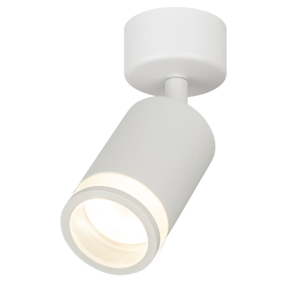 Светильник настенно-потолочный спот ЭРА OL23 WH под лампу MR16 GU10 поворотный белый | Накладные светильники
