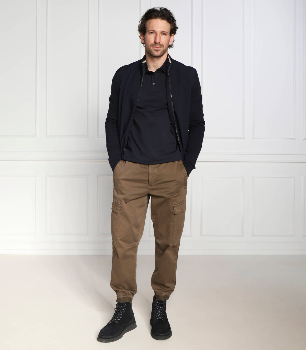 поло pleins 22 BOSS BLACK - темно-синий(50477312)