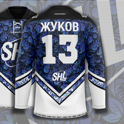 Форма для турнира по хоккею с шайбой SHL ПРОТИВОСТОЯНИЕ 2019 на заказ, синяя