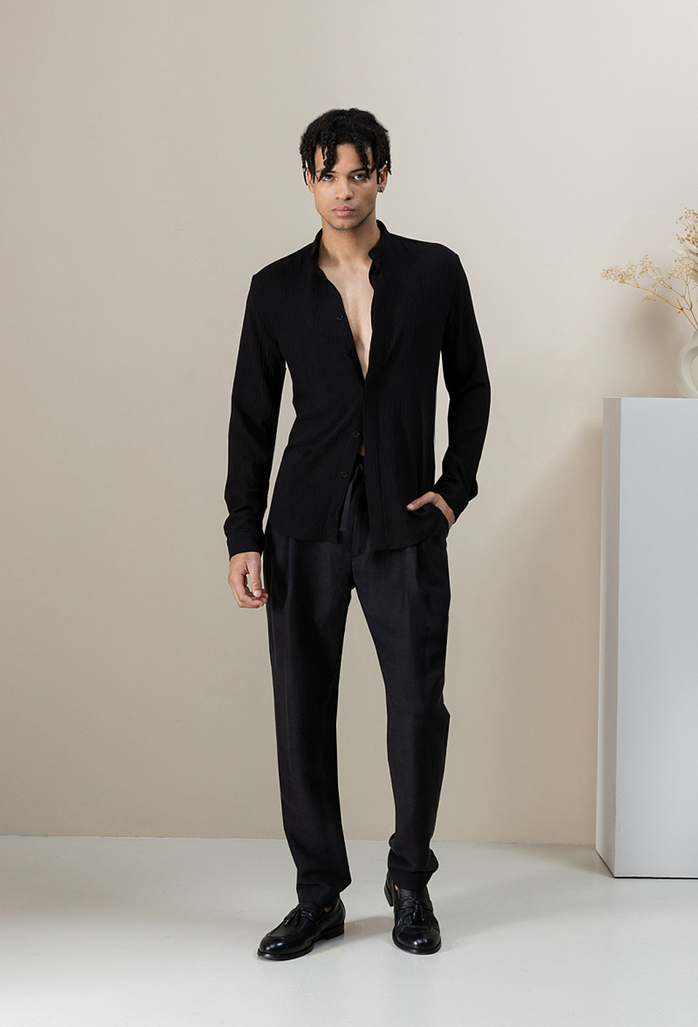 Брюки мужские черные 06-05-23 SS men