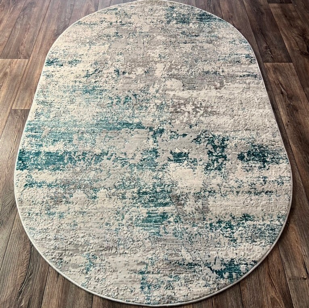 Antik 5072A CREAM \ P.TURQUOISE Овал