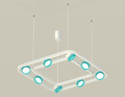 Ambrella Комплект подвесного поворотного светильника с композитным хрусталем TECHNO Подвесные XB9177201