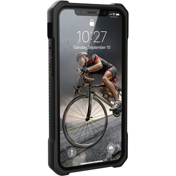 Чехол Uag Monarch для iPhone 11 Pro MAX чёрный карбон (Carbon Fiber)