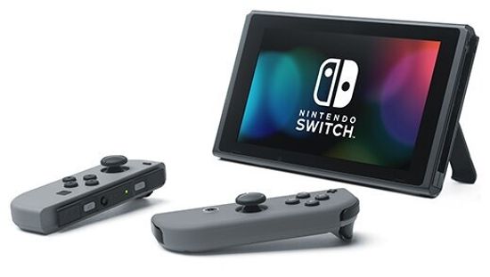 Игровая приставка Nintendo Switch rev.2 32 ГБ, серый