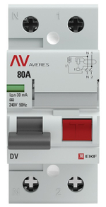 УЗО  EKF rccb-2-80-30-a-av