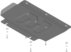 Защита стальная для KGM Rexton; с 2023 MOTODOR.72805