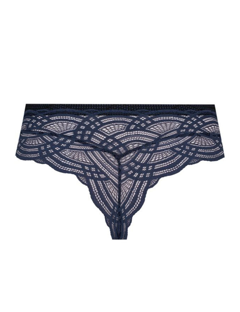 Кружевные стринги Mefemi DEBORA STRINGI индиго