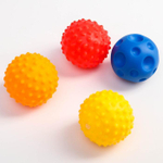 6253469 Подарочный набор массажных развивающих мячиков «Чемоданчик», 4 шт.