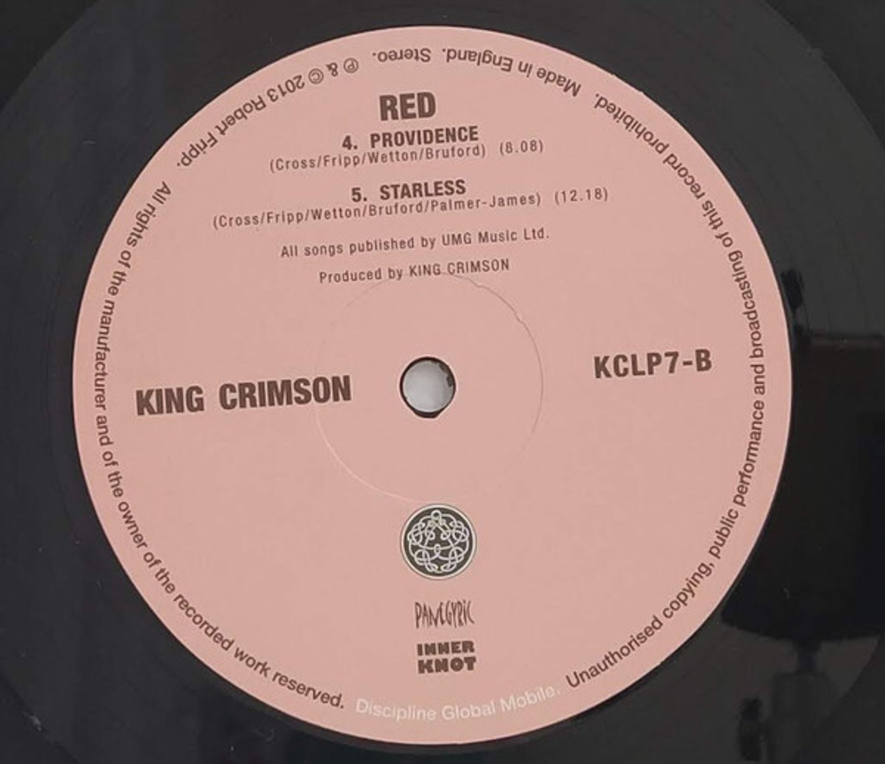 King Crimson / Red (LP)