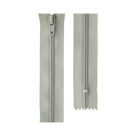 Молния н/р брючная "Gamma", 18 см, замок-автомат, №301 св.серый